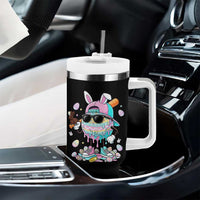 Funny Baseball Easter Tumbler With Handle Drip Ice Cream Bunny Easter