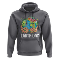 Cute Earth with Floral Earth Day Hoodie