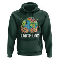 Cute Earth with Floral Earth Day Hoodie