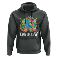 Cute Earth with Floral Earth Day Hoodie