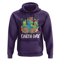 Cute Earth with Floral Earth Day Hoodie