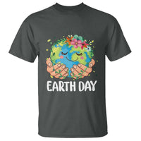 Cute Earth with Floral Earth Day T Shirt