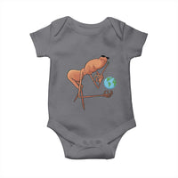 Happy Earth Day Baby Onesie Funny Marcus The Worm Eco Friendly