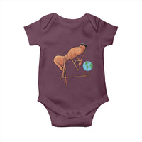 Happy Earth Day Baby Onesie Funny Marcus The Worm Eco Friendly