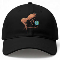 Happy Earth Day Baseball Cap Funny Marcus The Worm Eco Friendly
