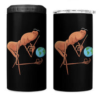 Happy Earth Day 4 in 1 Can Cooler Tumbler Funny Marcus The Worm Eco Friendly