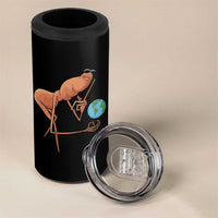 Happy Earth Day 4 in 1 Can Cooler Tumbler Funny Marcus The Worm Eco Friendly