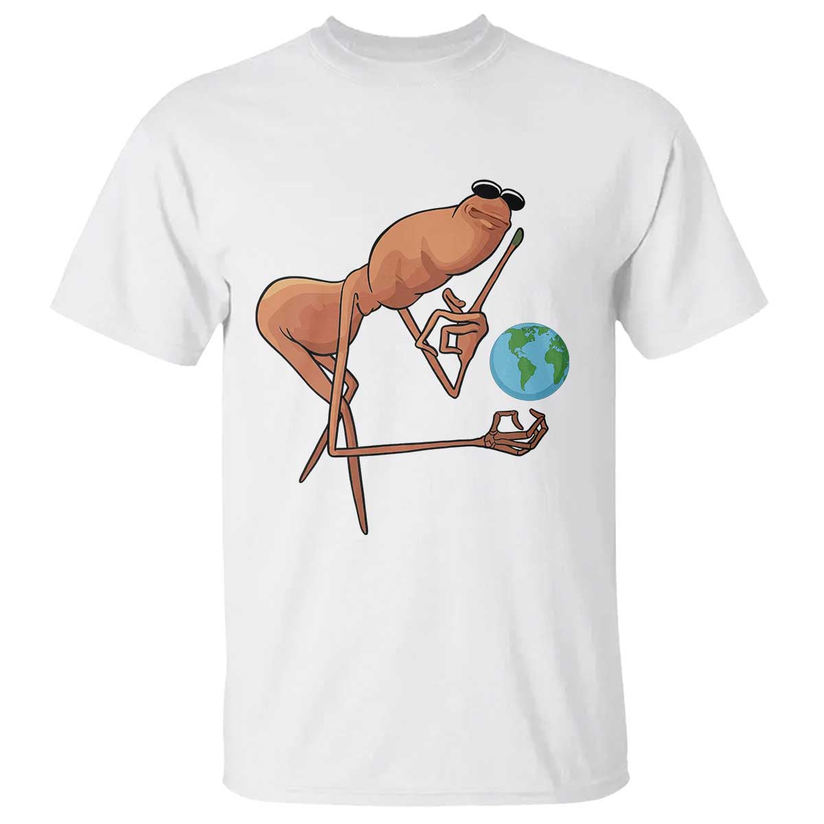 Happy Earth Day T Shirt Funny Marcus The Worm Eco Friendly