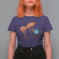 Happy Earth Day T Shirt For Women Funny Marcus The Worm Eco Friendly