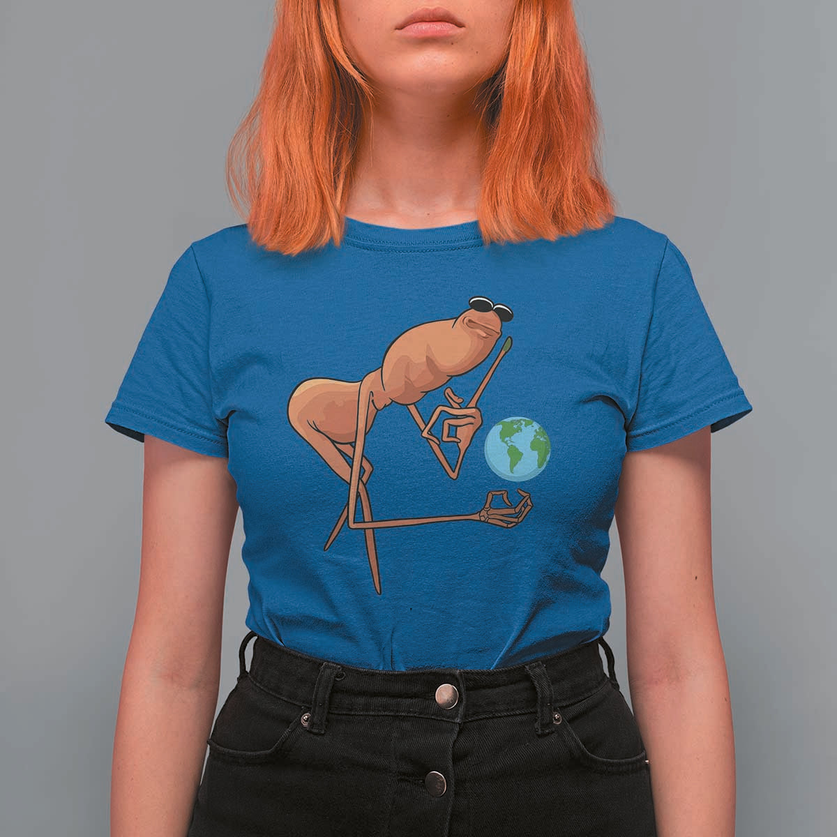 Happy Earth Day T Shirt For Women Funny Marcus The Worm Eco Friendly