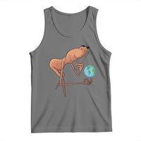 Happy Earth Day Tank Top Funny Marcus The Worm Eco Friendly