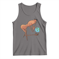 Happy Earth Day Tank Top Funny Marcus The Worm Eco Friendly