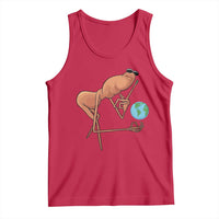Happy Earth Day Tank Top Funny Marcus The Worm Eco Friendly