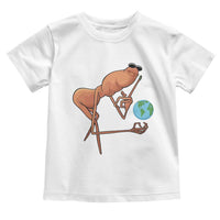 Happy Earth Day Toddler T Shirt Funny Marcus The Worm Eco Friendly