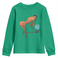 Happy Earth Day Youth Sweatshirt Funny Marcus The Worm Eco Friendly