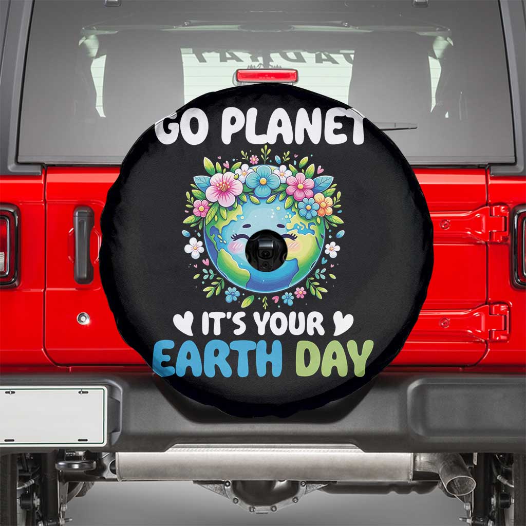 Go Planet It's Your Earth Day Spare Tire Cover Funny Sarcastic Nature Lover