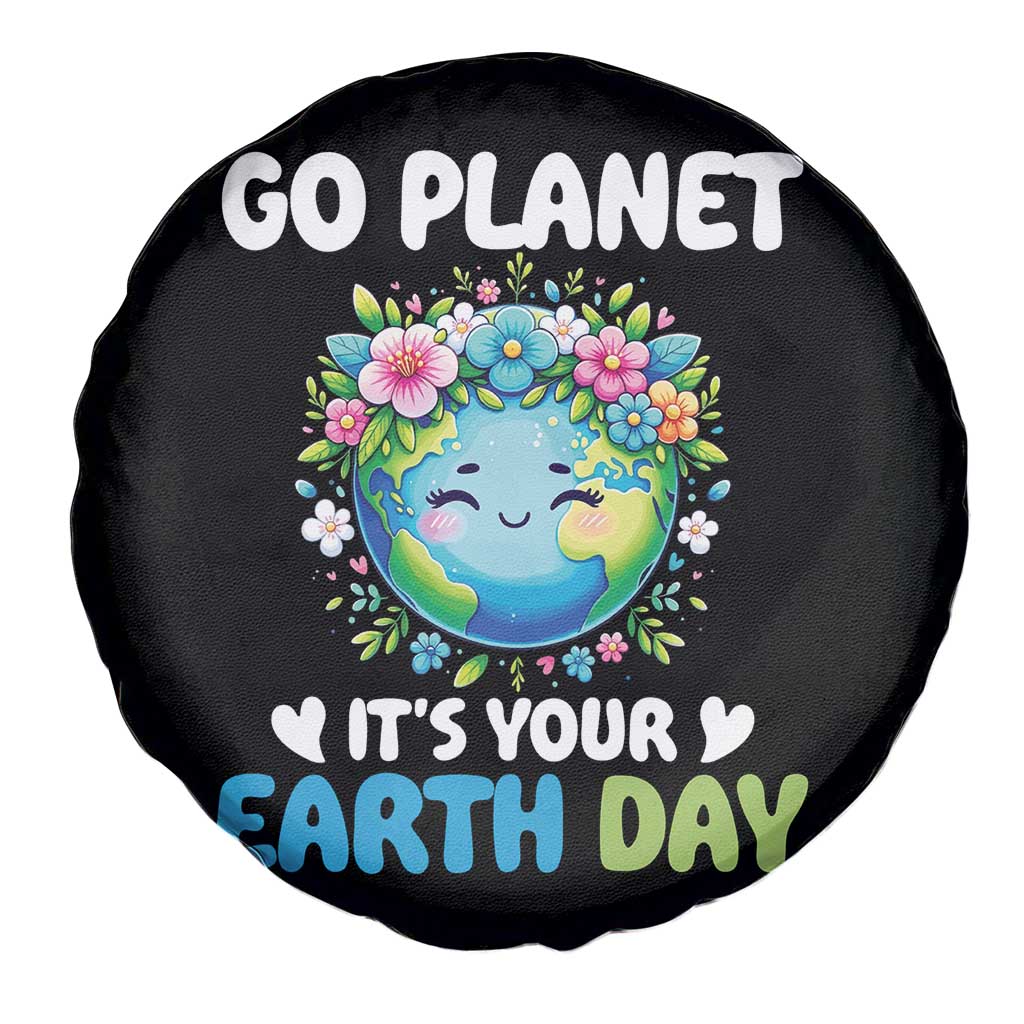 Go Planet It's Your Earth Day Spare Tire Cover Funny Sarcastic Nature Lover