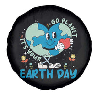 Go Planet It's Your Earth Day Spare Tire Cover Cute Nature Lover Heart Earth
