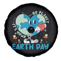 Go Planet It's Your Earth Day Spare Tire Cover Cute Nature Lover Heart Earth