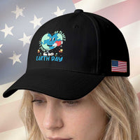 Go Planet It's Your Earth Day Baseball Cap Cute Nature Lover Heart Earth