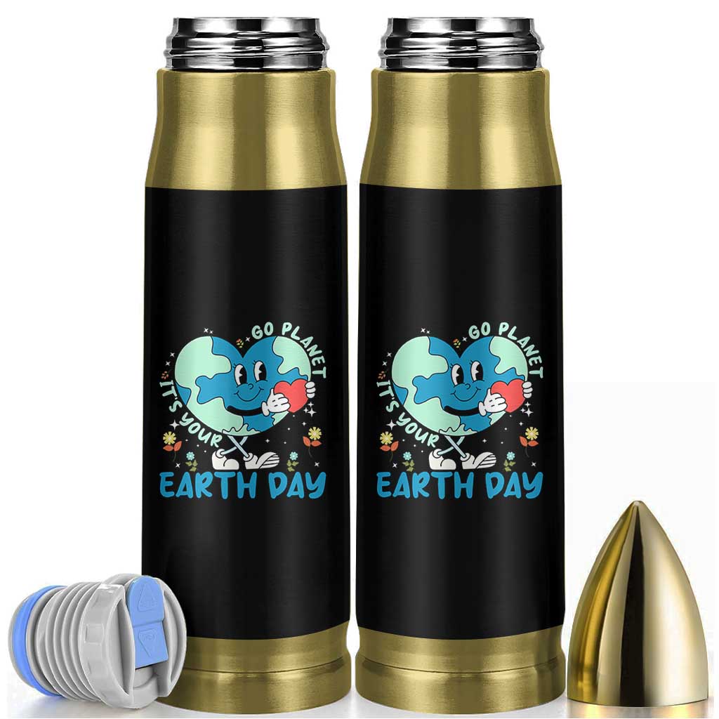 Go Planet It's Your Earth Day Bullet Tumbler Cute Nature Lover Heart Earth