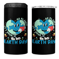 Go Planet It's Your Earth Day 4 in 1 Can Cooler Tumbler Cute Nature Lover Heart Earth