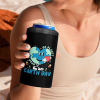 Go Planet It's Your Earth Day 4 in 1 Can Cooler Tumbler Cute Nature Lover Heart Earth
