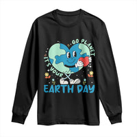 Go Planet It's Your Earth Day Long Sleeve Shirt Cute Nature Lover Heart Earth