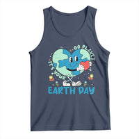 Go Planet It's Your Earth Day Tank Top Cute Nature Lover Heart Earth