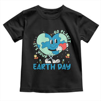 Go Planet It's Your Earth Day Toddler T Shirt Cute Nature Lover Heart Earth