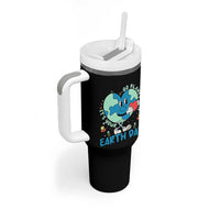 Go Planet It's Your Earth Day Tumbler With Handle Cute Nature Lover Heart Earth