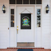 The Future Of Planet Is In My Classroom Garden Flag Cute Earth with Floral Earth Day