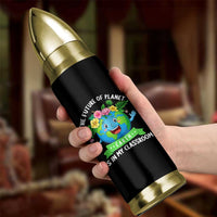 The Future Of Planet Is In My Classroom Bullet Tumbler Cute Earth with Floral Earth Day