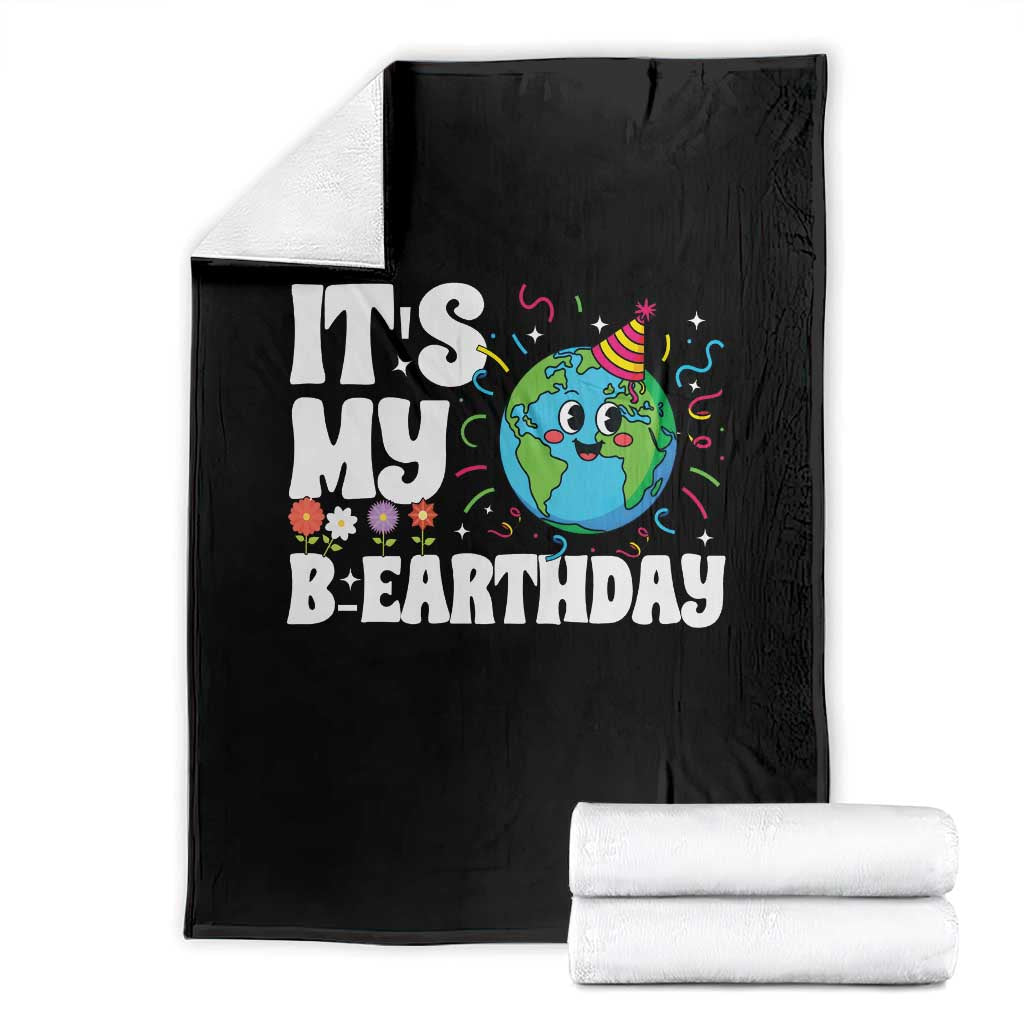 Earth Day Birthday Throw Blanket April 22 Nature Lover Eco Birthday Party Gift