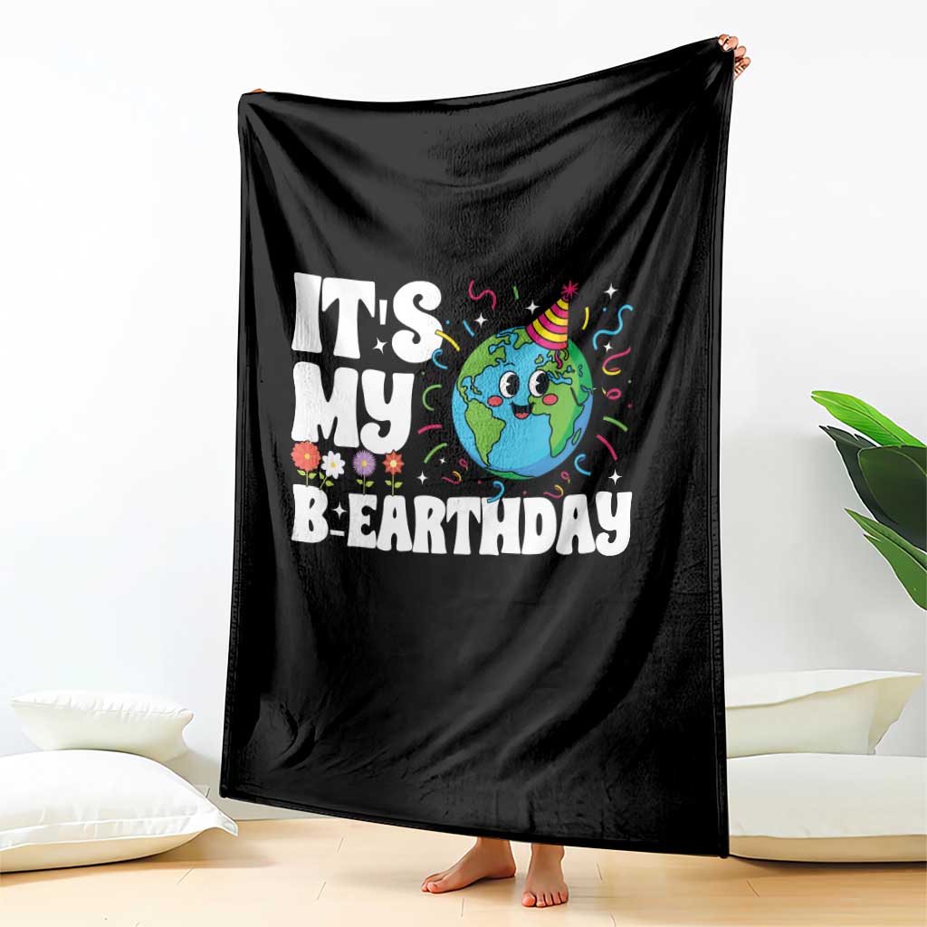 Earth Day Birthday Throw Blanket April 22 Nature Lover Eco Birthday Party Gift