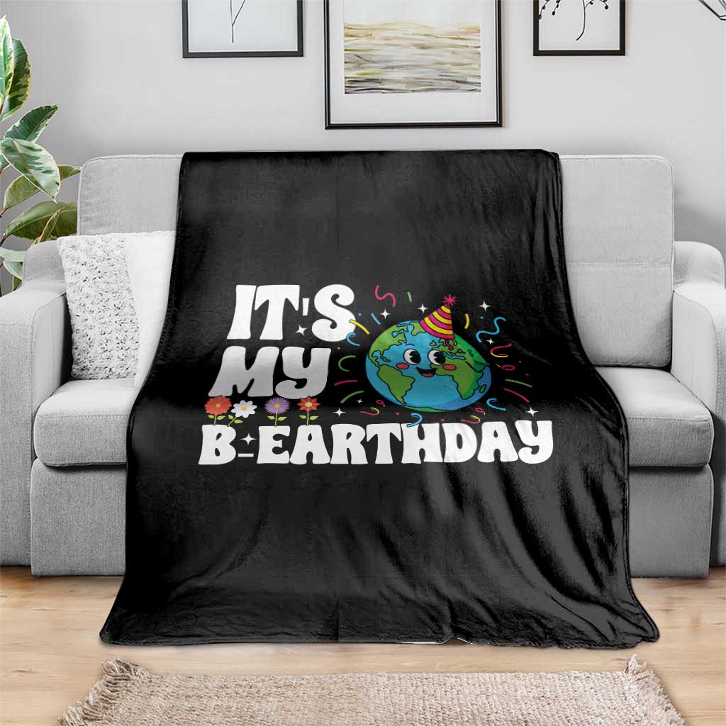 Earth Day Birthday Throw Blanket April 22 Nature Lover Eco Birthday Party Gift