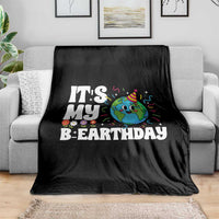 Earth Day Birthday Throw Blanket April 22 Nature Lover Eco Birthday Party Gift