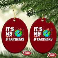 Earth Day Birthday Ceramic Ornament April 22 Nature Lover Eco Birthday Party Gift