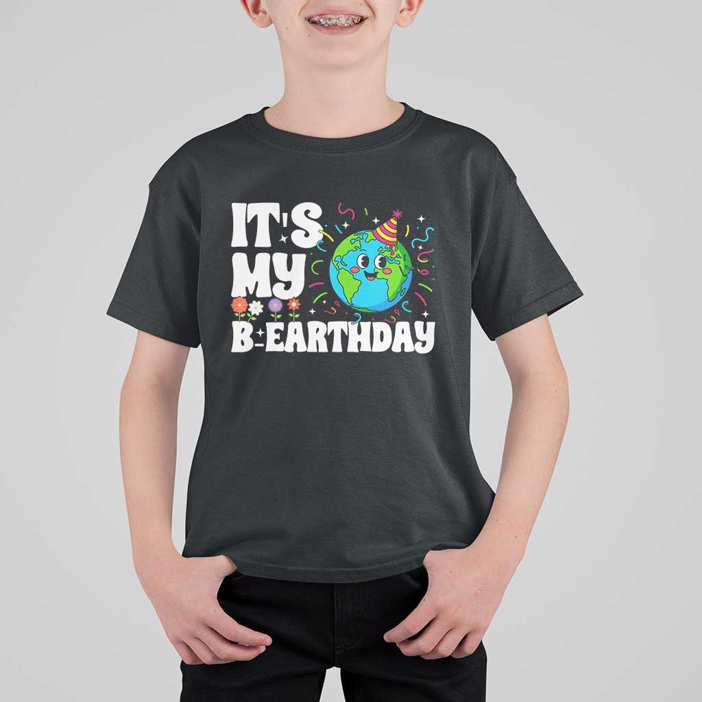 Earth Day Birthday T Shirt For Kid April 22 Nature Lover Eco Birthday Party Gift