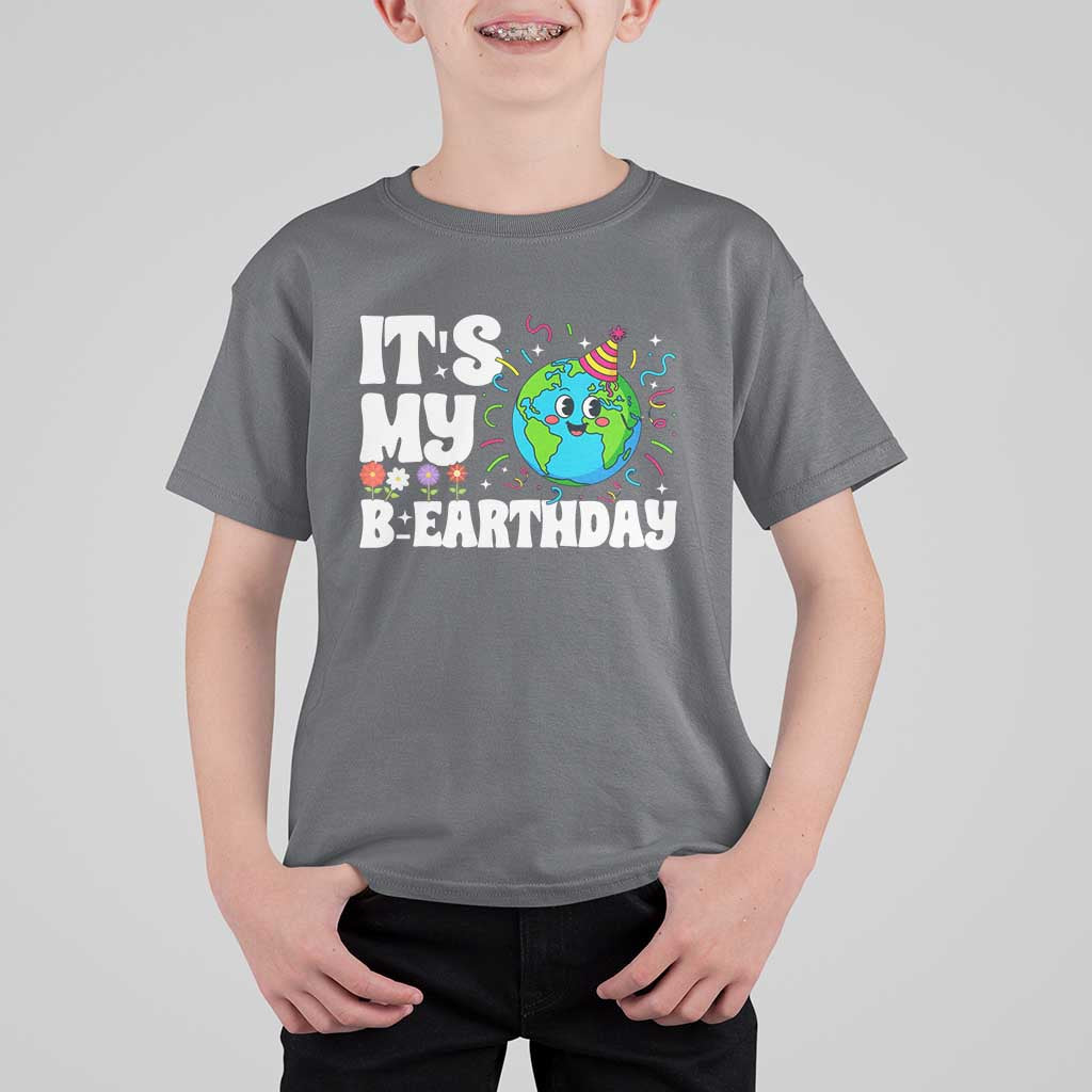 Earth Day Birthday T Shirt For Kid April 22 Nature Lover Eco Birthday Party Gift