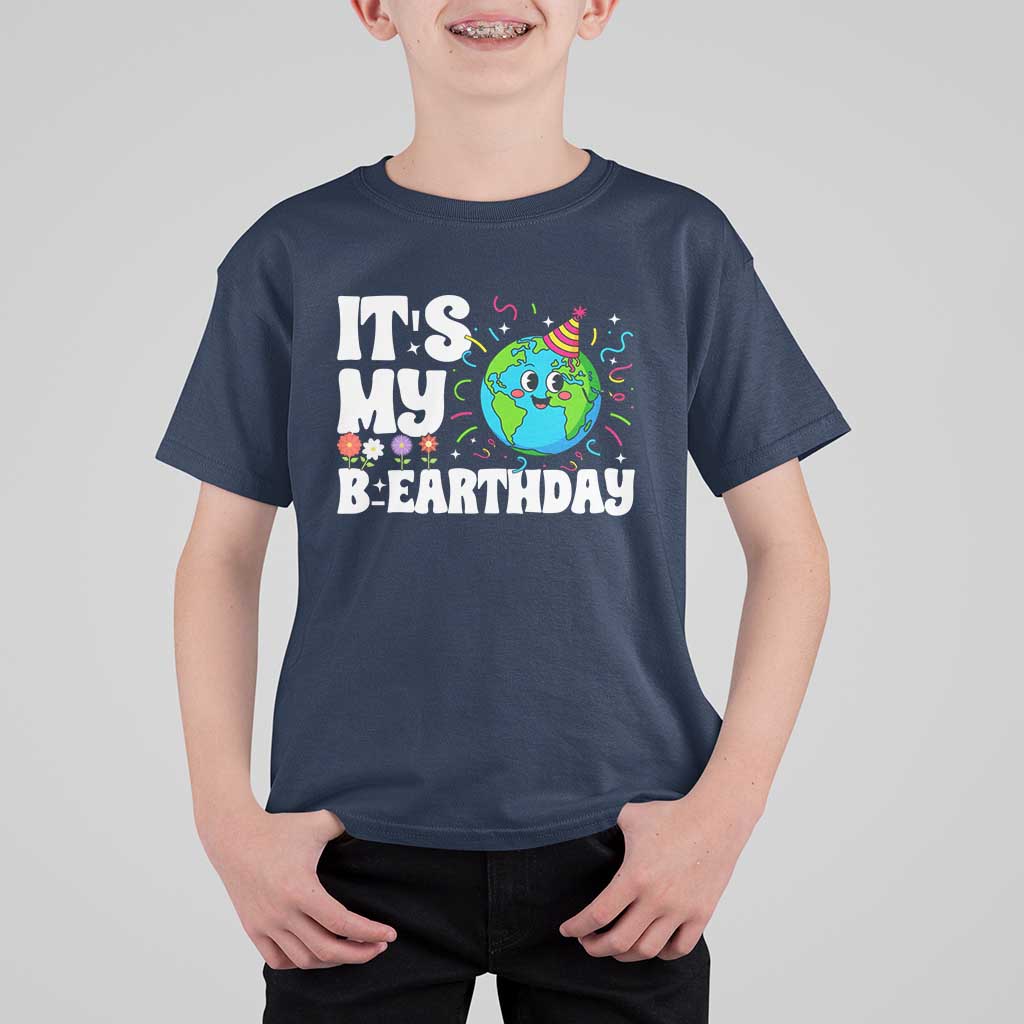Earth Day Birthday T Shirt For Kid April 22 Nature Lover Eco Birthday Party Gift