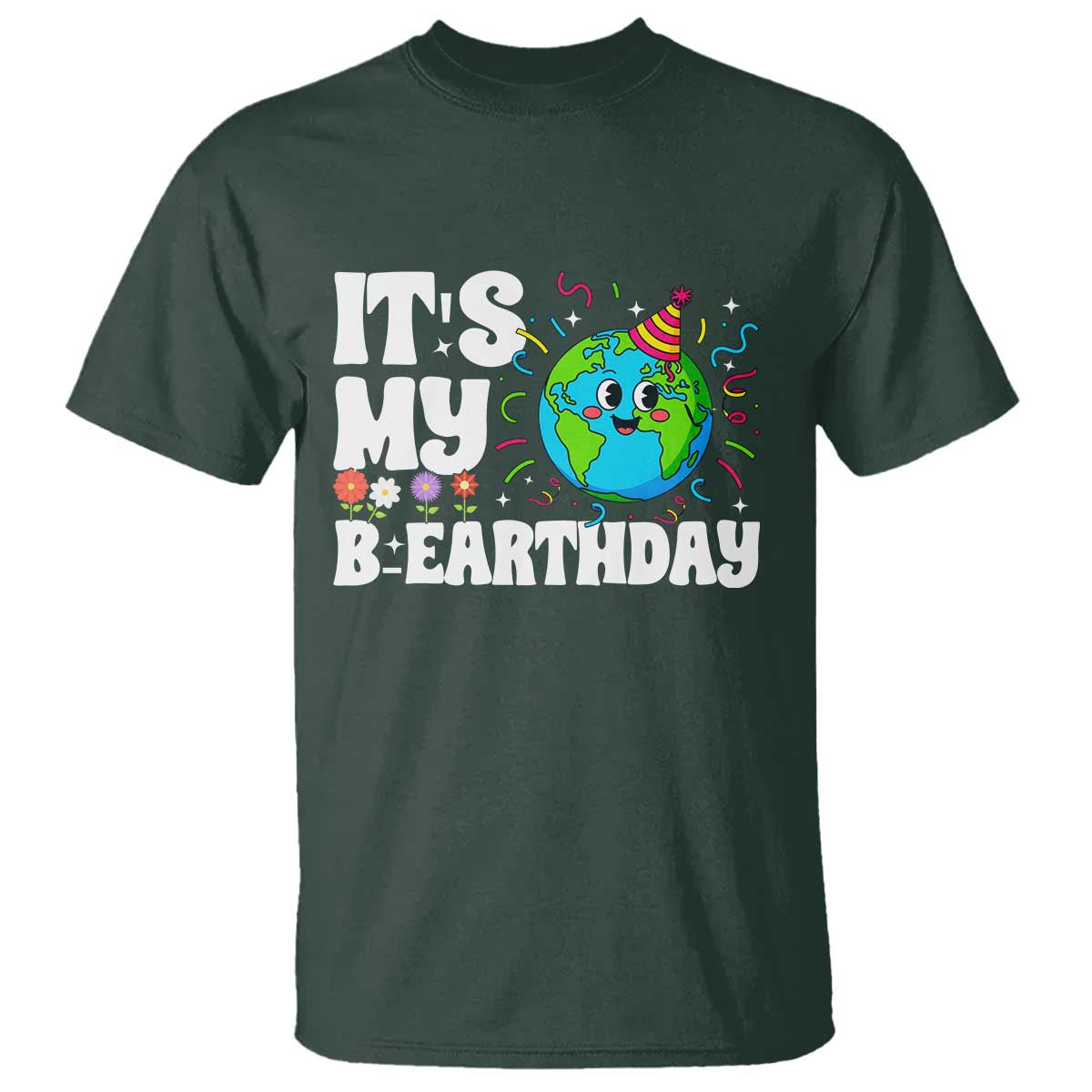 Earth Day Birthday T Shirt April 22 Nature Lover Eco Birthday Party Gift