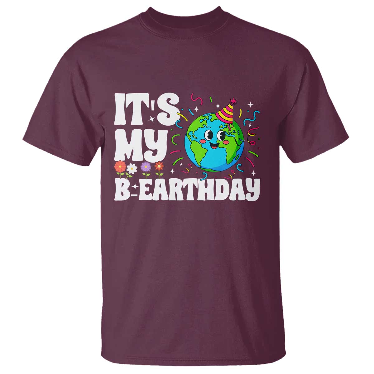 Earth Day Birthday T Shirt April 22 Nature Lover Eco Birthday Party Gift