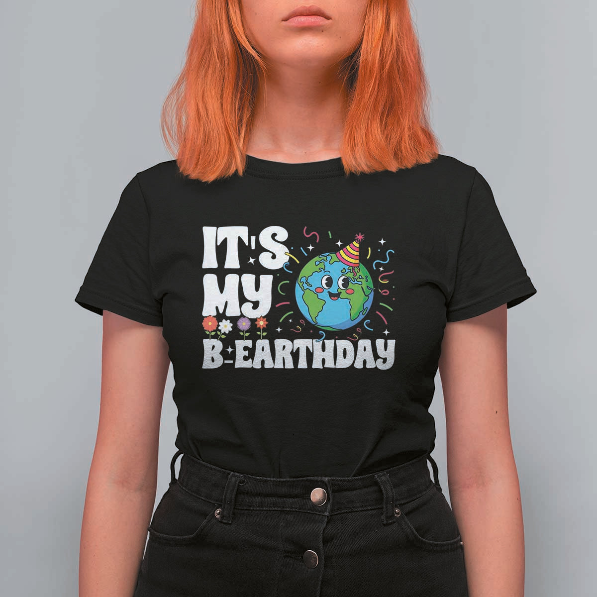 Earth Day Birthday T Shirt For Women April 22 Nature Lover Eco Birthday Party Gift