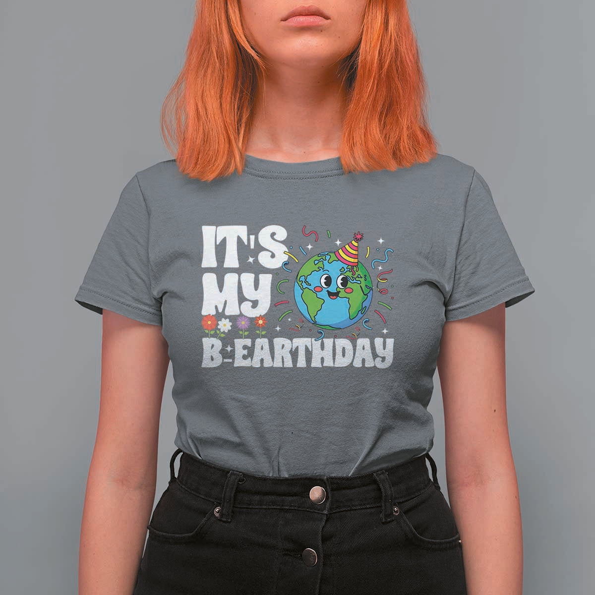 Earth Day Birthday T Shirt For Women April 22 Nature Lover Eco Birthday Party Gift