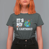 Earth Day Birthday T Shirt For Women April 22 Nature Lover Eco Birthday Party Gift