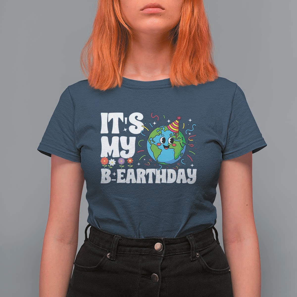 Earth Day Birthday T Shirt For Women April 22 Nature Lover Eco Birthday Party Gift