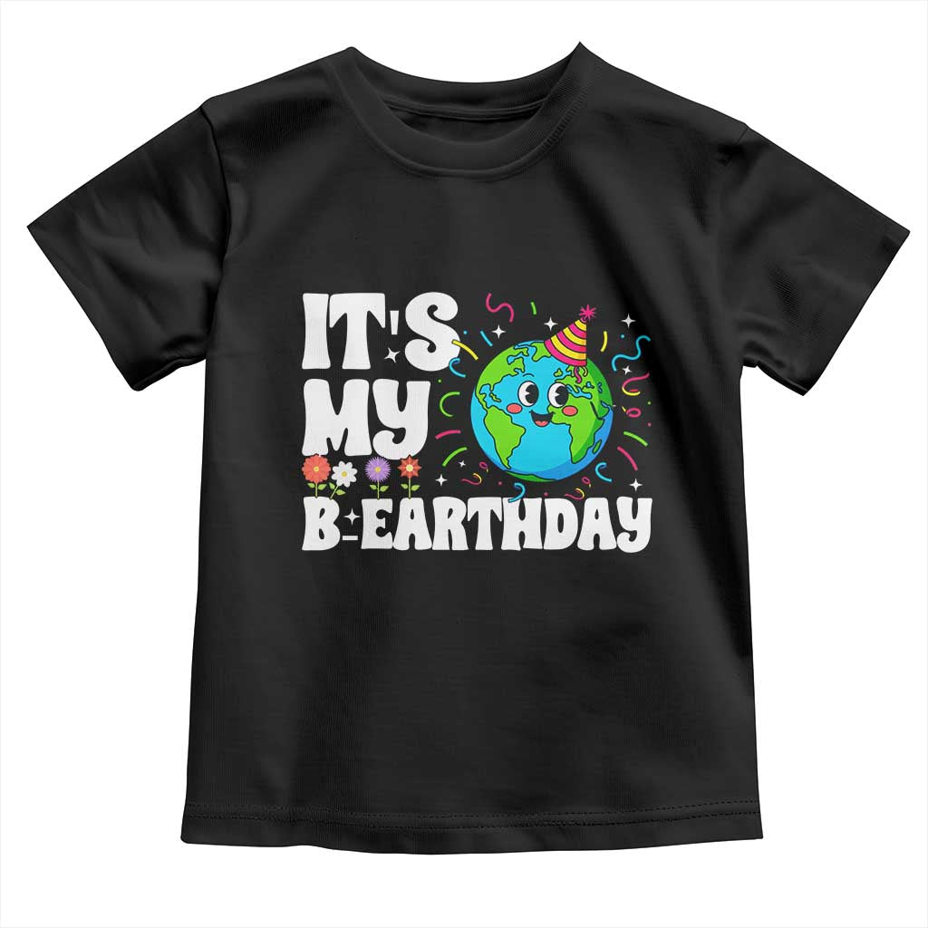 Earth Day Birthday Toddler T Shirt April 22 Nature Lover Eco Birthday Party Gift