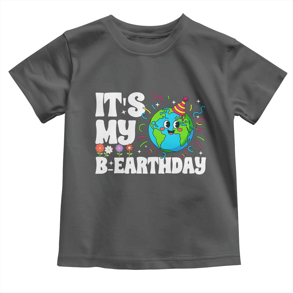 Earth Day Birthday Toddler T Shirt April 22 Nature Lover Eco Birthday Party Gift