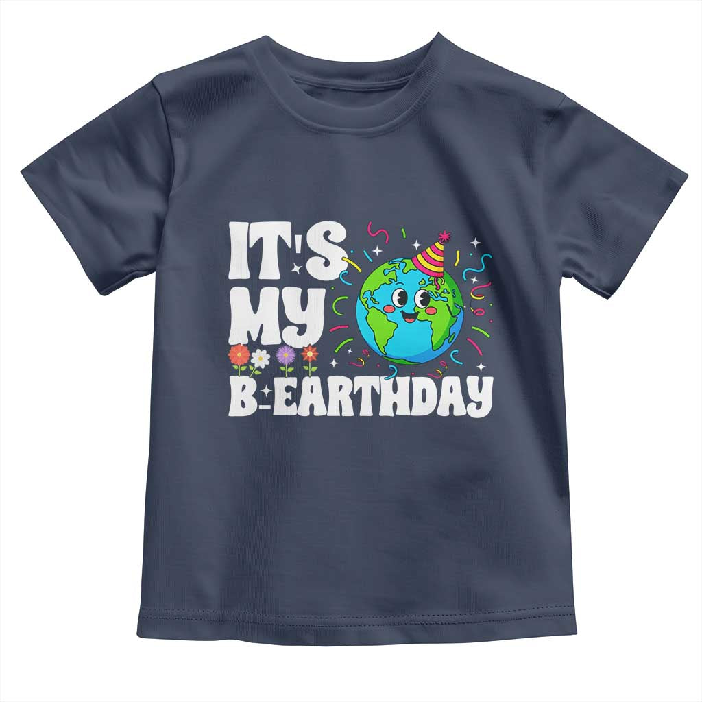 Earth Day Birthday Toddler T Shirt April 22 Nature Lover Eco Birthday Party Gift